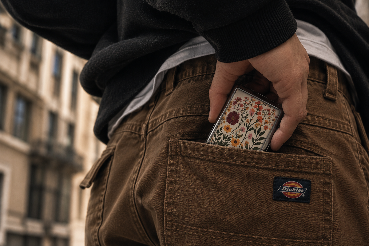 ZYNX Metal Case Streetwear Pocket